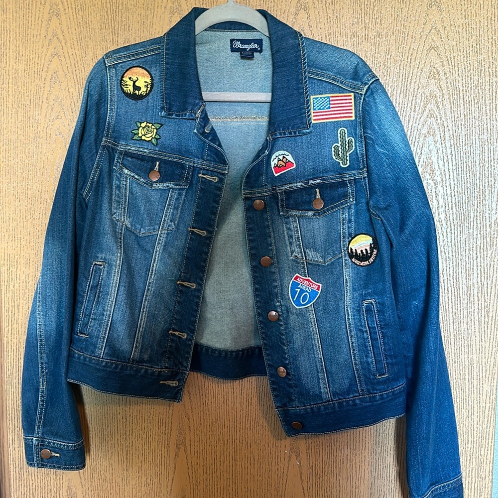 Wrangler Denim Jacket with Patches